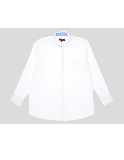 Camisa casual JBE de algodón manga larga para hombre