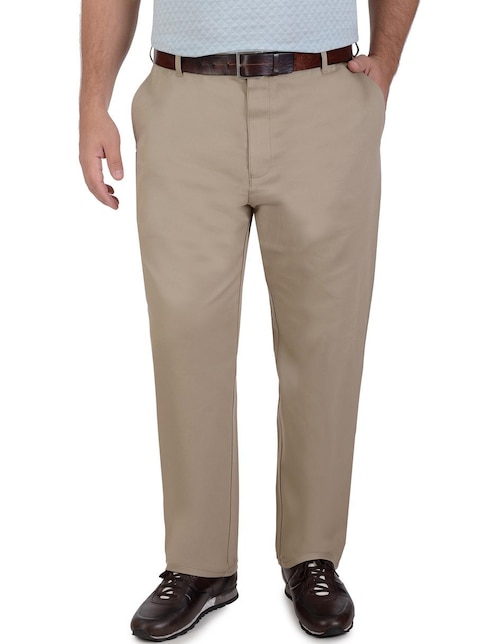 Pantalón chino recto de algodón para hombre 1