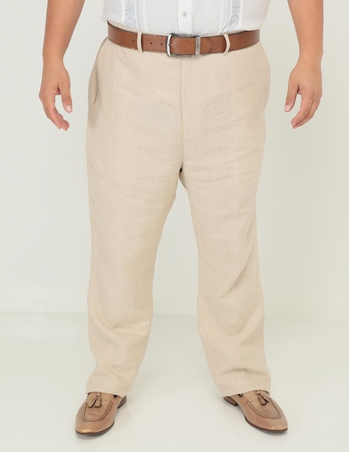Pantalón regular Ábito de lino para hombre