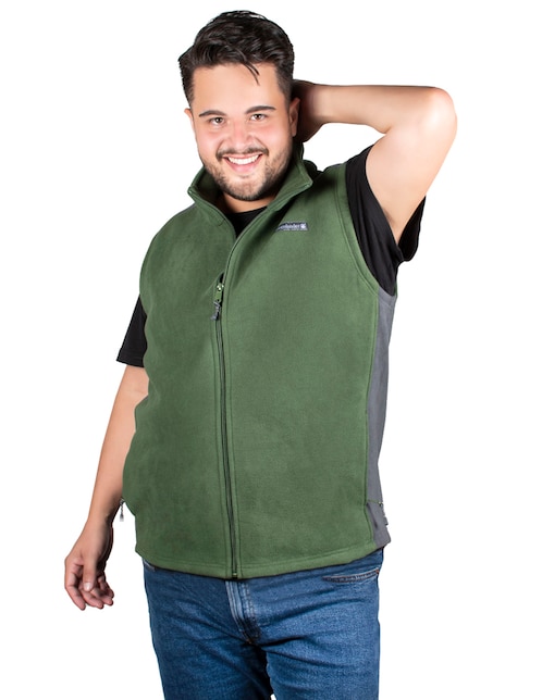 Chaleco bolsa con cierre para hombre