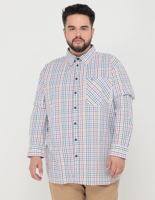 Camisa casual Ferrioni de algod n manga larga para hombre Liverpool