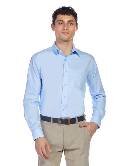 Camisa de vestir manga larga para hombre 1