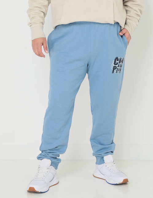 Pants regular Champion Athletics con elástico para hombre
