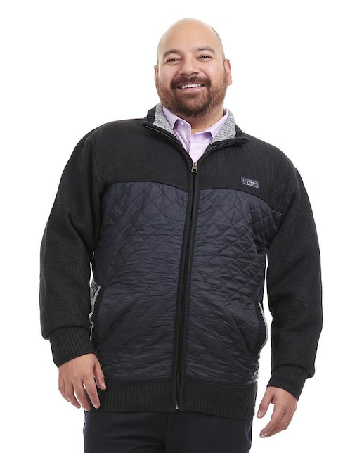 Chamarra con bolsillos para hombre