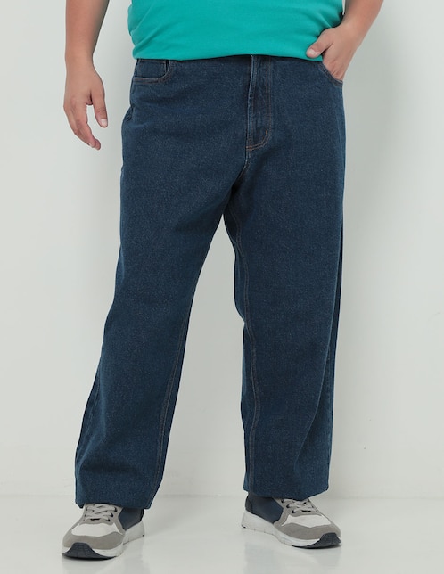 Jeans straight Regent Street lavado obscuro para hombre