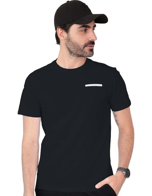 Playera cuello redondo para hombre 1