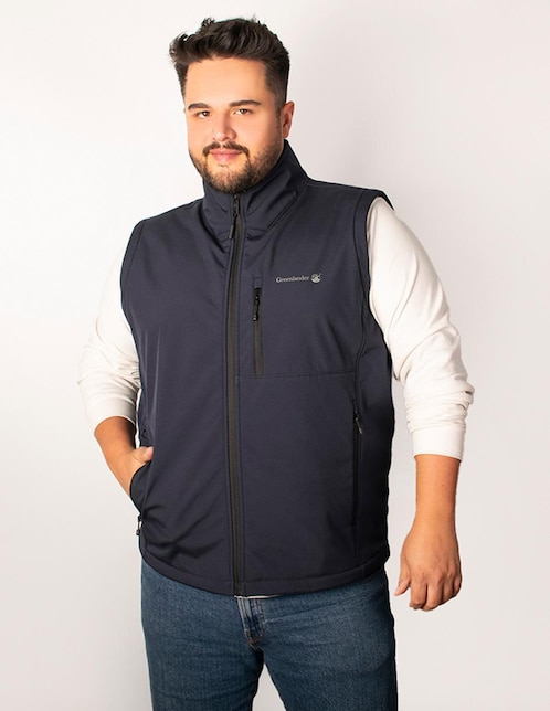 Chaleco impermeable con bolsillos para hombre 1