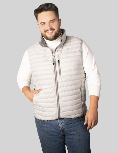 Chaleco capucha desmontable para hombre