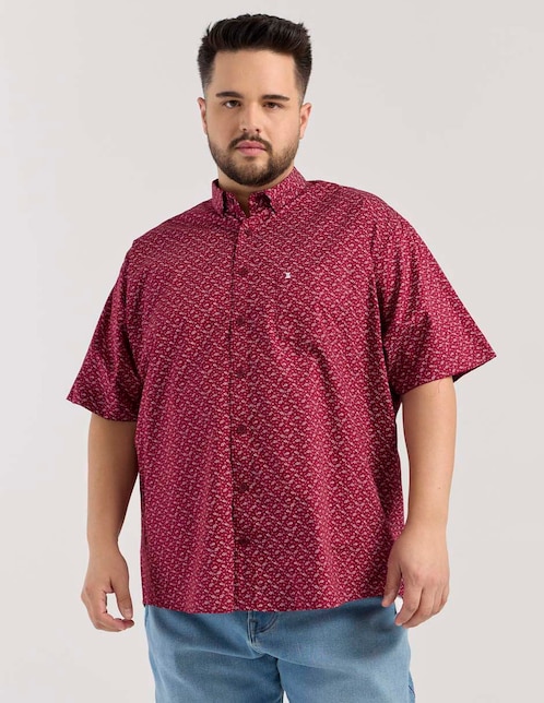 Camisa casual de algodón manga corta para hombre 1