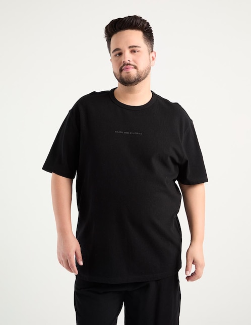 Playera cuello redondo para hombre 1