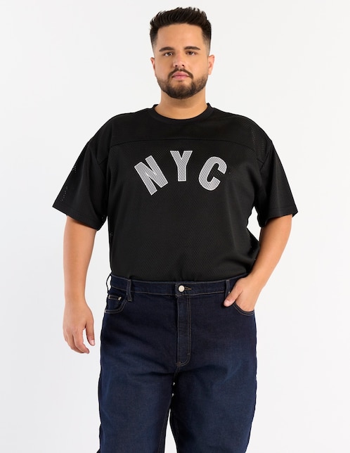 Playera cuello redondo para hombre 1