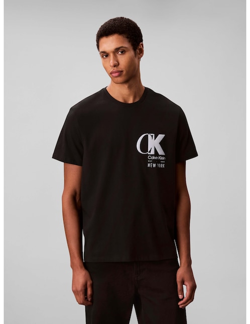 Playera cuello redondo para hombre 1