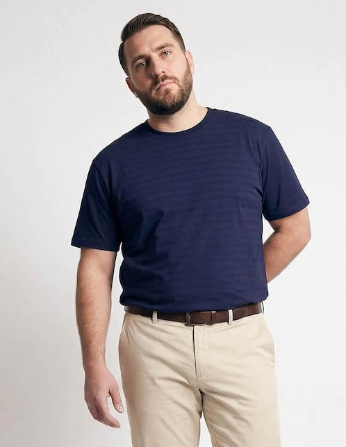 Playera cuello redondo para hombre 1
