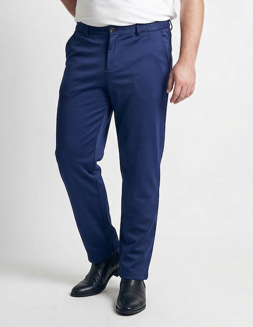 Pantalón chino de algodón para hombre 1
