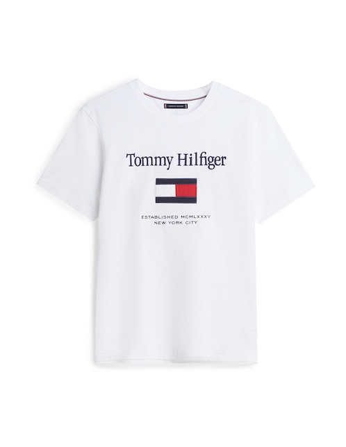 Playera tommy hilfiger cuello redondo para hombre