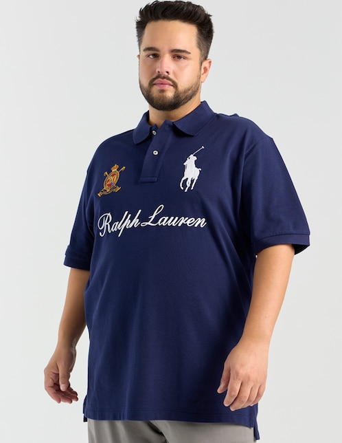 PLAYERA POLO POLO RL, 1XG, AZUL MARINO
