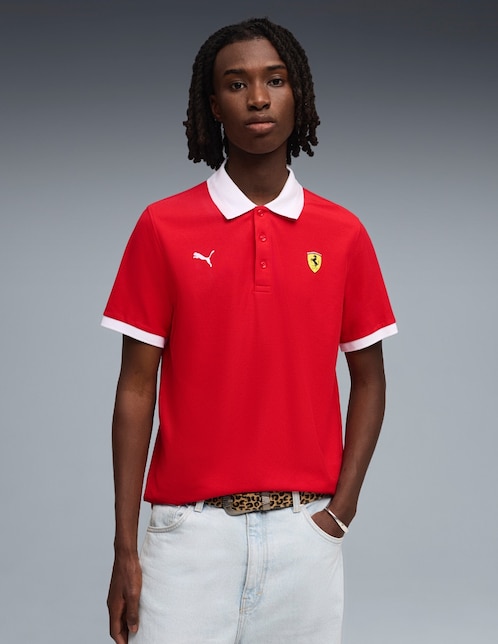 Playera tipo polo Puma Motorsport Ferrari Piquet para hombre