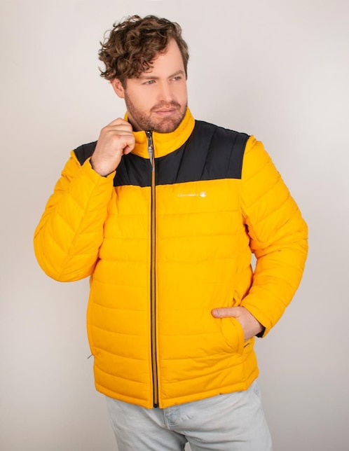"chamarra" capitonada greenlander no "de" poliéster reversible "para hombre"