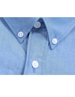 Camisa casual jbe de algodón manga larga para hombre
