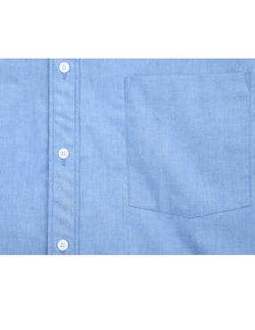 Camisa casual jbe de algodón manga larga para hombre