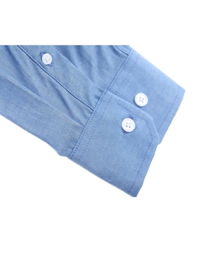 Camisa casual jbe de algodón manga larga para hombre