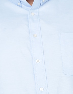 Camisa casual jbe de algodón manga larga para hombre