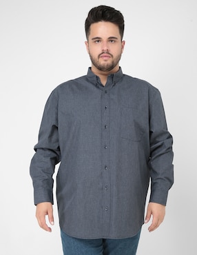 Camisa Casual JBE De Algodón Manga Larga Para Hombre