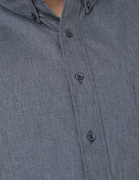 Camisa casual JBE de algodón manga larga para hombre