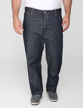 Jeans straight Levi's 501 lavado obscuro para hombre