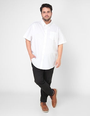 Camisa casual Dockers manga corta para hombre