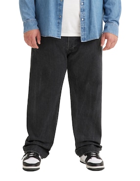 Jeans Straight Levi's 501 Deslavado Para Hombre