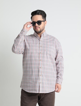 Camisa Casual Dioro De Algodón Manga Larga Para Hombre