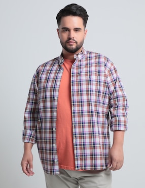 Camisa Casual Dioro De Algodón Manga Larga Para Hombre