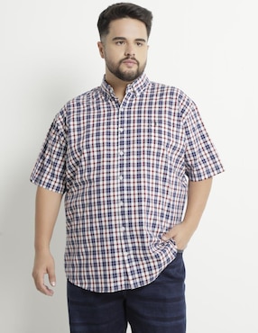 Camisa Casual Dioro De Algodón Manga Corta Para Hombre