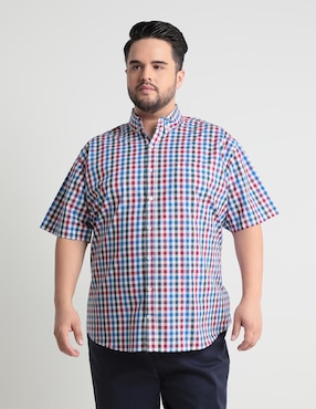 Camisa Casual Dioro De Algodón Manga Corta Para Hombre