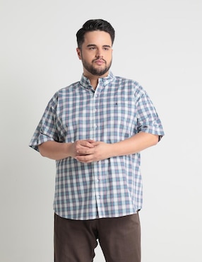 Camisa Casual Dioro De Algodón Manga Corta Para Hombre