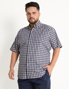 Camisa Casual Dioro De Algodón Manga Corta Para Hombre