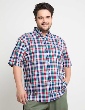 Camisa Casual Dioro De Algodón Manga Corta Para Hombre