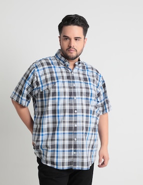 Camisa Casual Dioro De Algodón Manga Corta Para Hombre