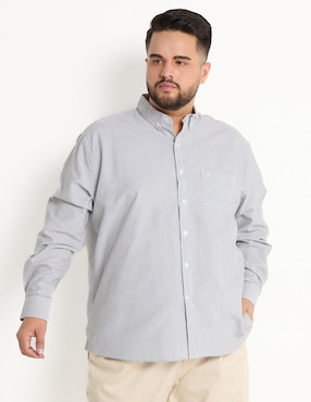 Camisa Casual Dioro De Algodón Manga Larga Para Hombre