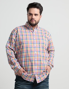 Camisa Casual Dioro De Algodón Manga Larga Para Hombre