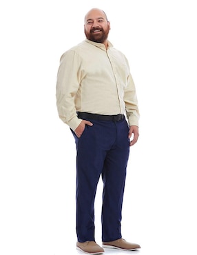 Camisa casual Vittorio Forti manga larga para hombre