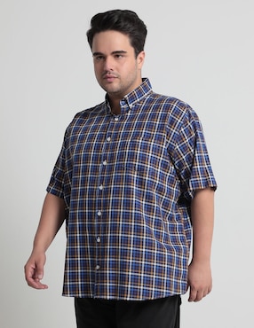 Camisa Casual Dioro De Algodón Manga Corta Para Hombre