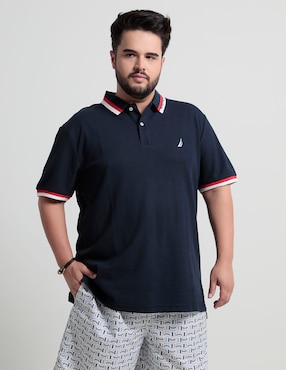 Playera Tipo Polo Nautica Para Hombre