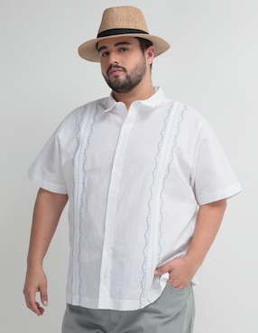 Guayabera manga corta Costavana para hombre