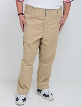 Pantalón Straight Ferrioni De Algodón Para Hombre