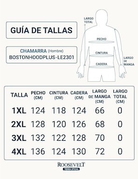 Chamarra Roosevelt para hombre