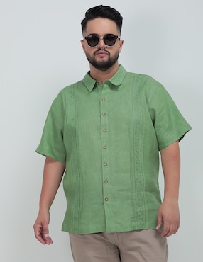 Guayabera Manga Corta Ábito Para Hombre