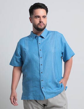 Guayabera Manga Corta Ábito Para Hombre