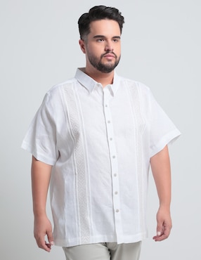 Guayabera Manga Corta Ábito Para Hombre